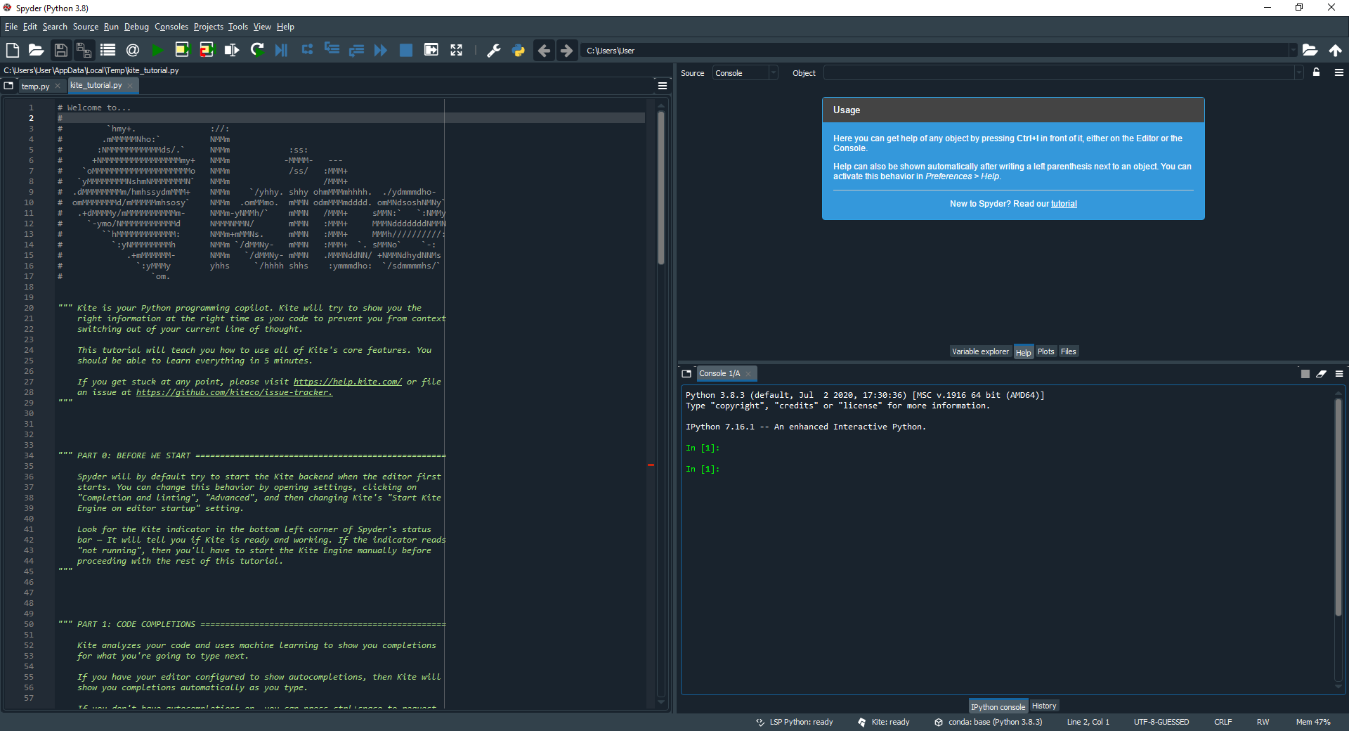 Spyder IDE
